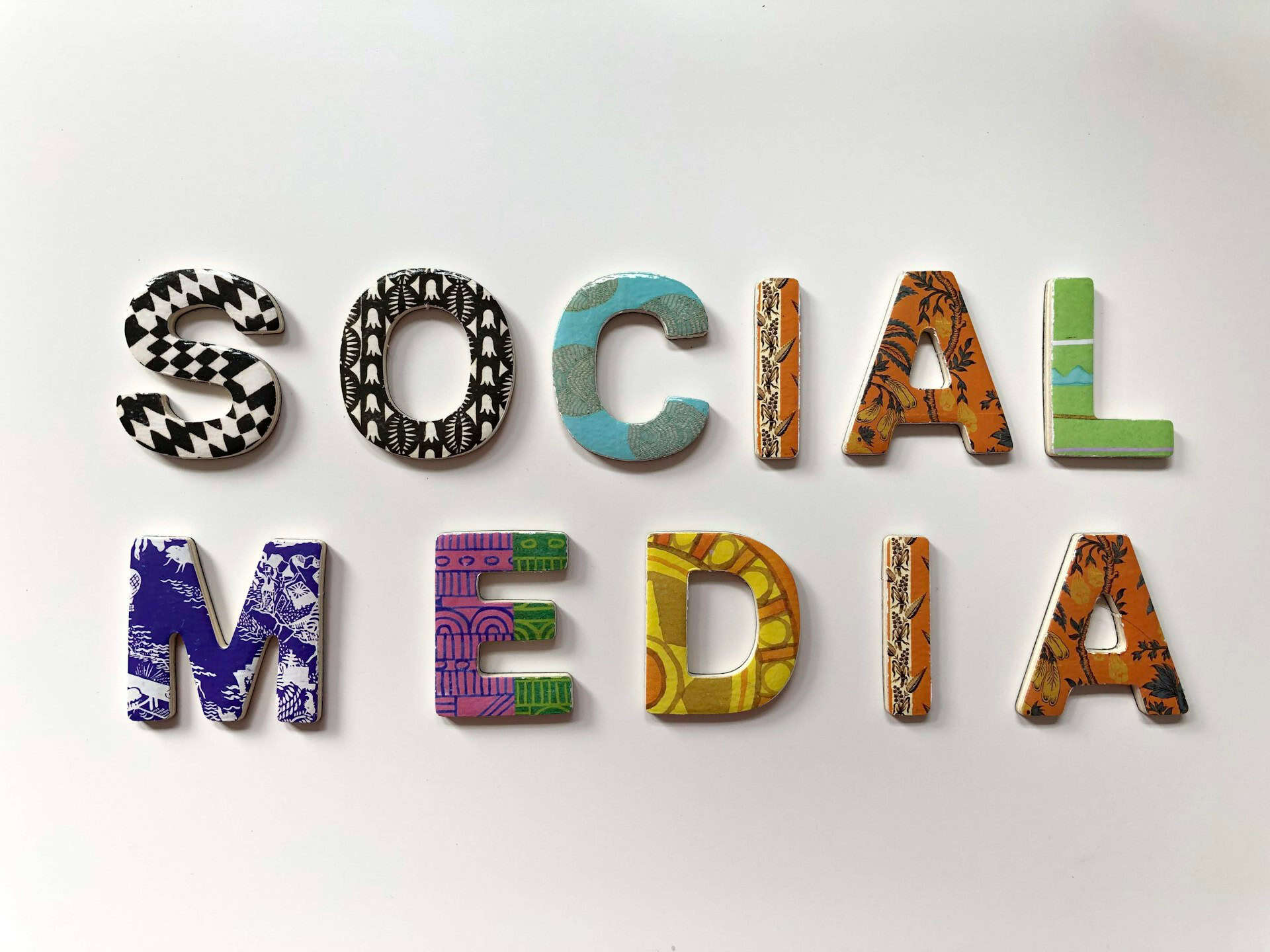 How CRM Data Can Improve Your Social Media Tone (3) Multicolor letters merged to form SOCIAL MEDIA.