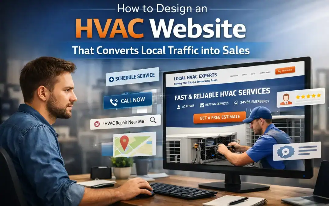 How to Design an HVAC Website That Converts Local Traffic into Sales